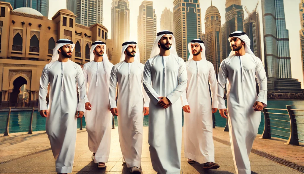 Mode masculine Emirats Dubaï