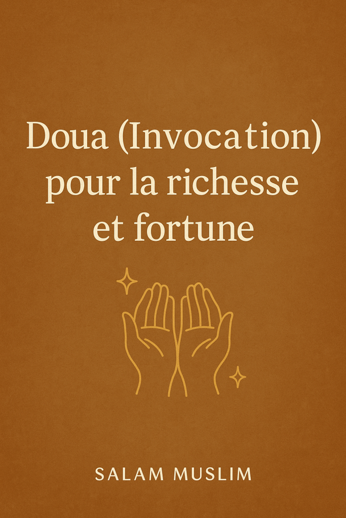 Doua (Invocation) pour la richesse et fortune