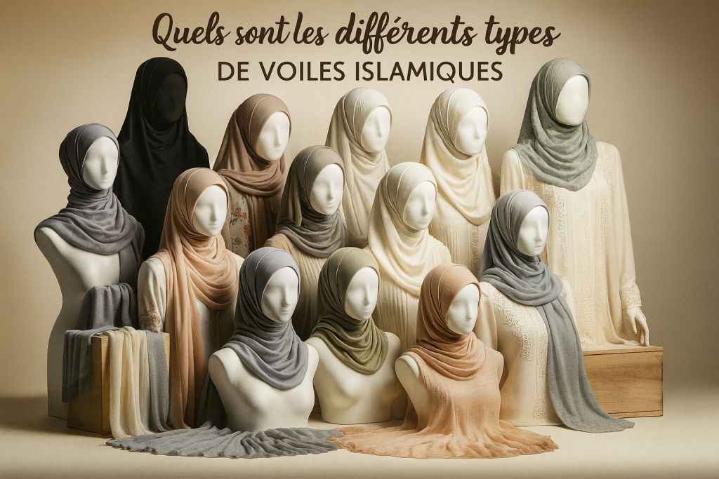 différents types voiles islamiques