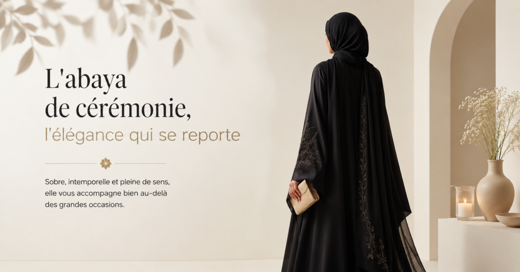L'abaya de cérémonie