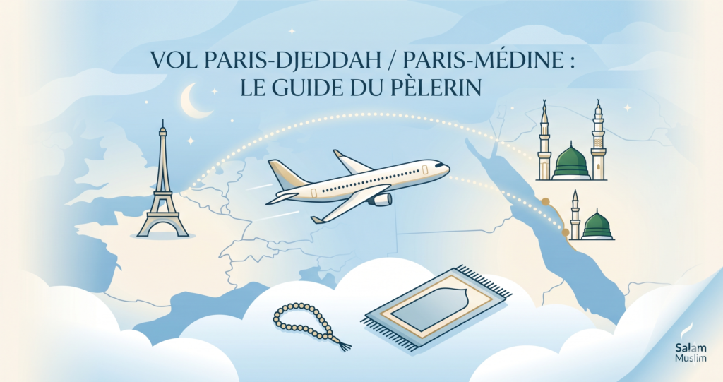 Le vol Paris-Djeddah ou Paris-Médine