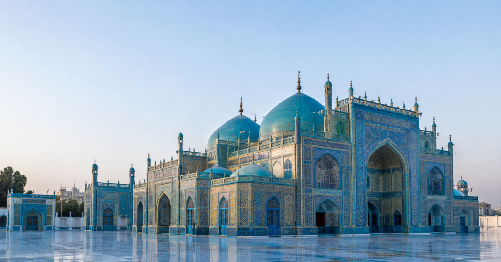 la mosquée bleue de Mazar-e-Charif