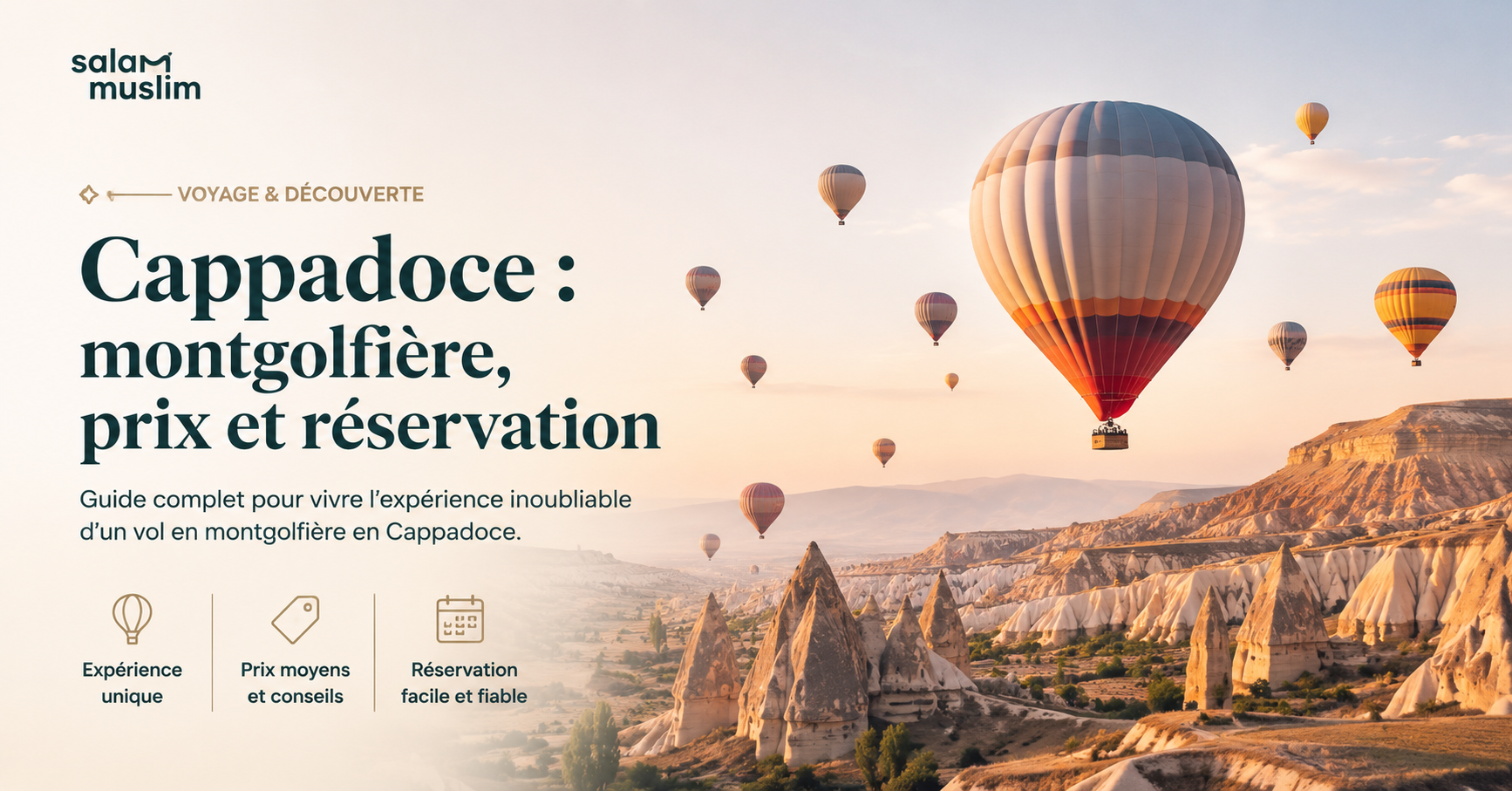Cappadoce montgolfière prix et réservation