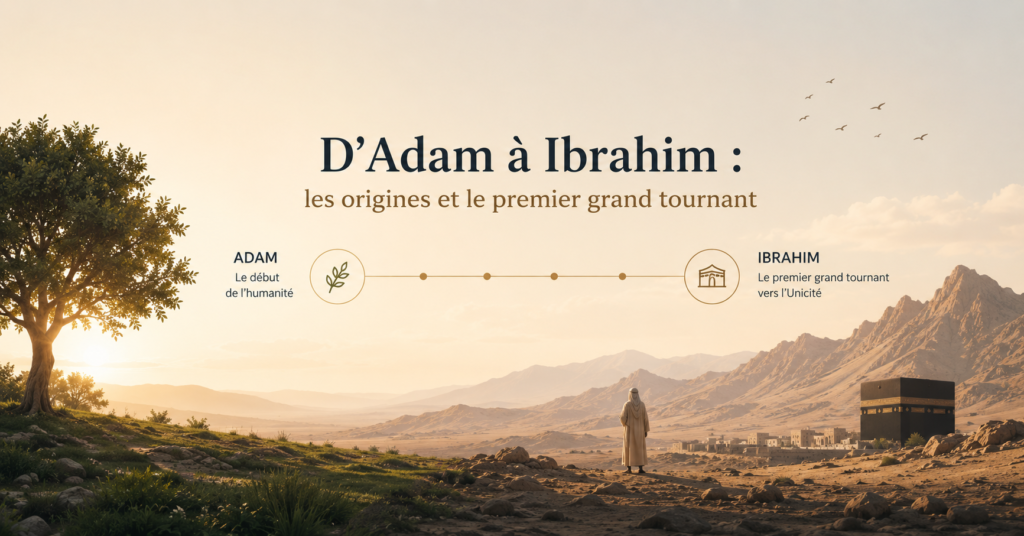 D'Adam à Ibrahim origines et le premier grand tournant