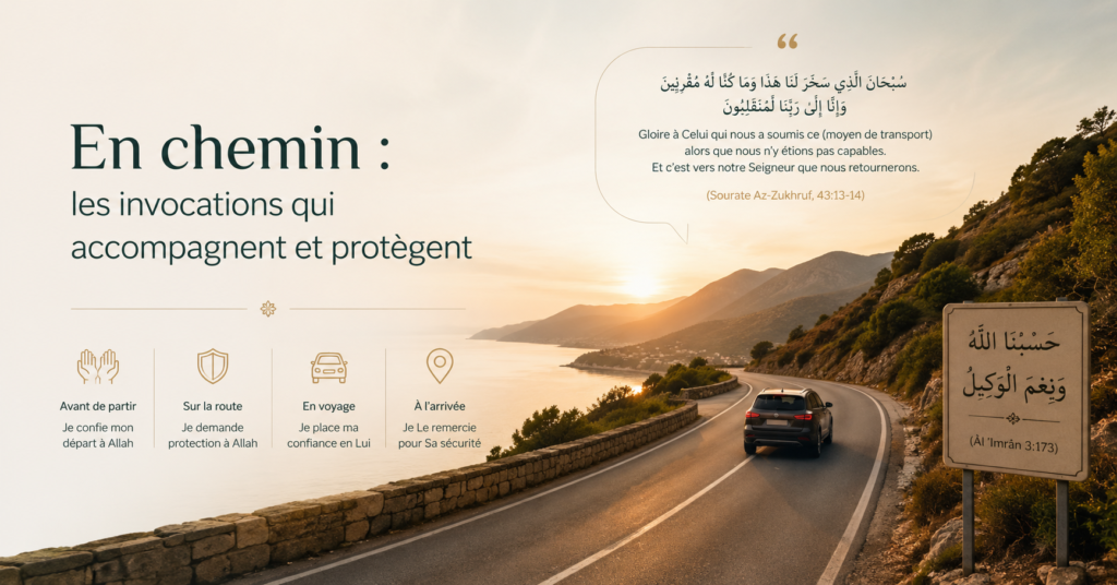 En chemin invocations qui accompagnent et protègent
