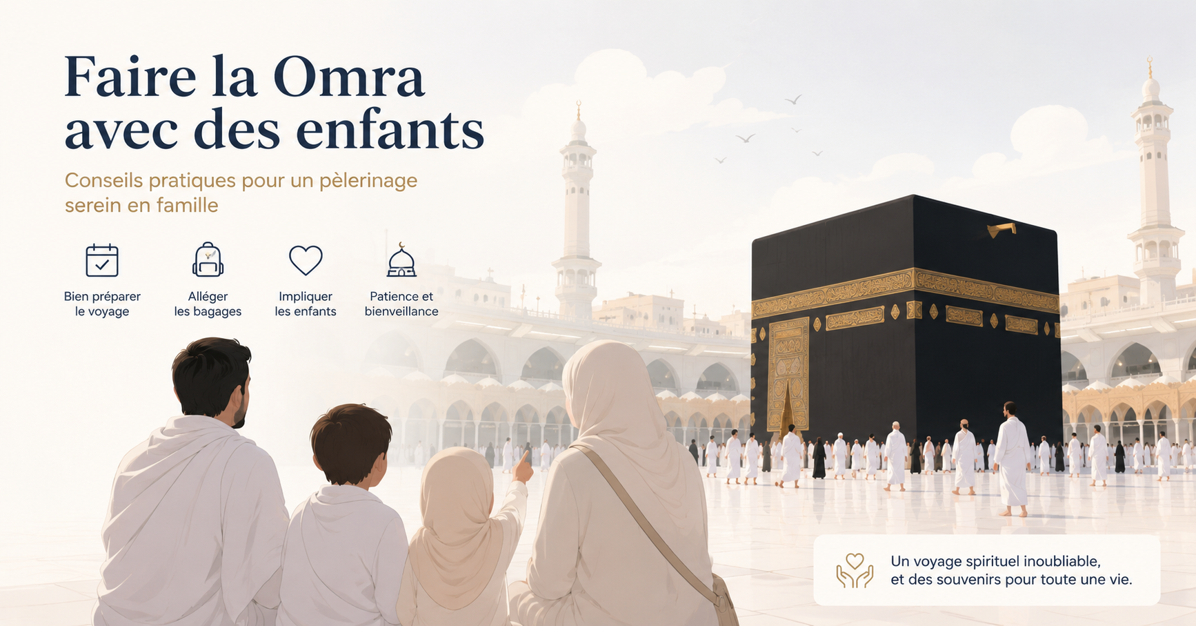 Faire la Omra avec des enfants