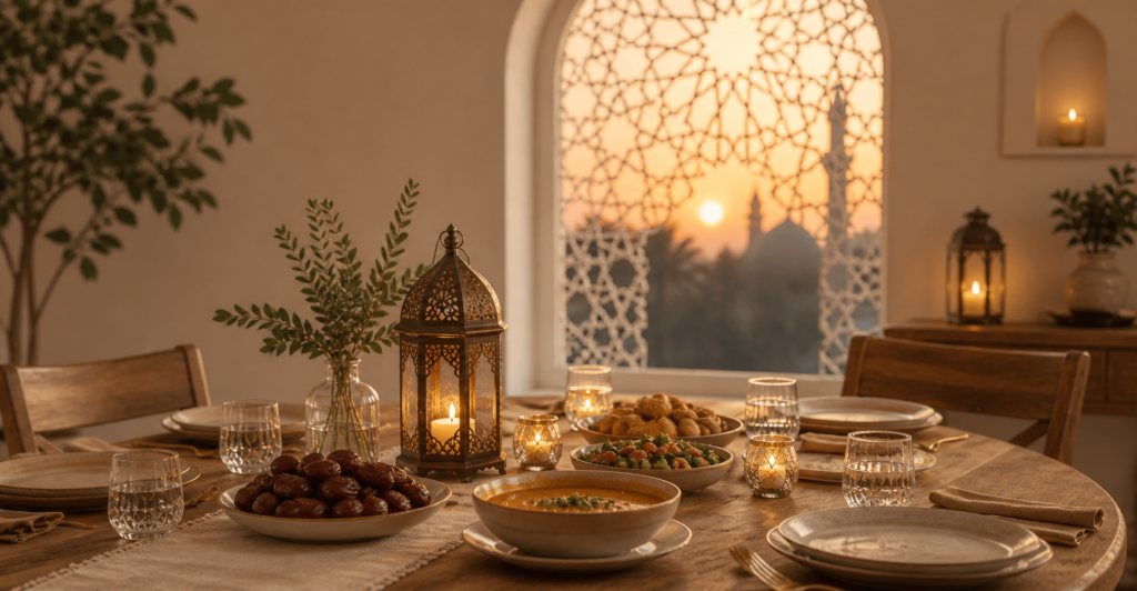La table d'iftar, cœur battant du foyer
