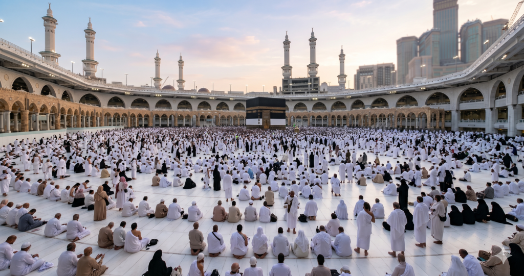 L'affluence dans les lieux saints