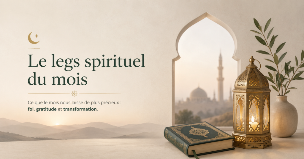 Le legs spirituel du mois