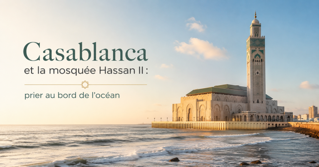 Casablanca et la mosquée Hassan II