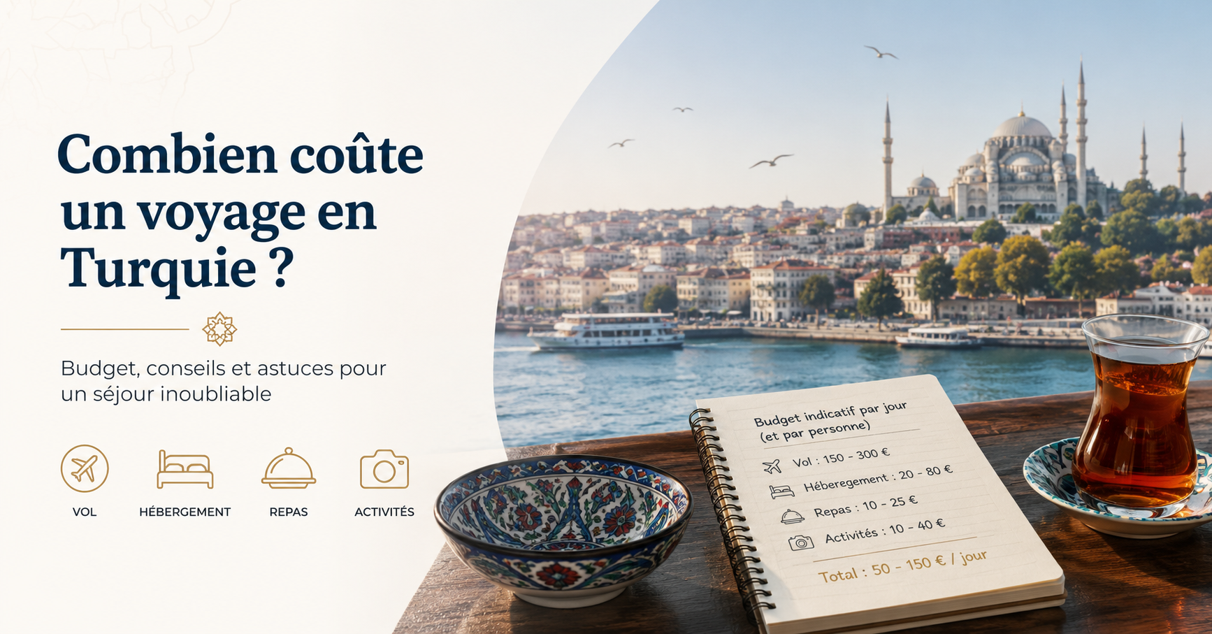 Combien coûte un voyage en Turquie