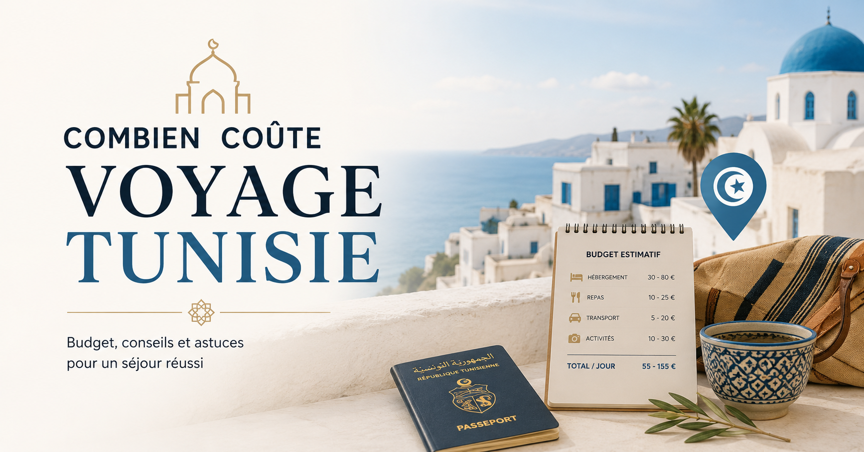 Combien coûte voyage Tunisie