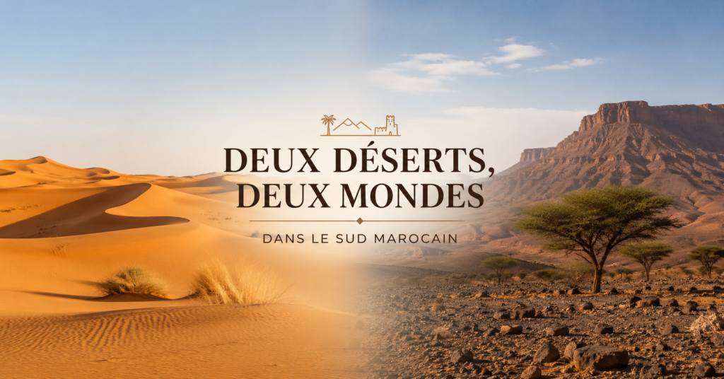 Deux déserts, deux mondes dans le sud marocain