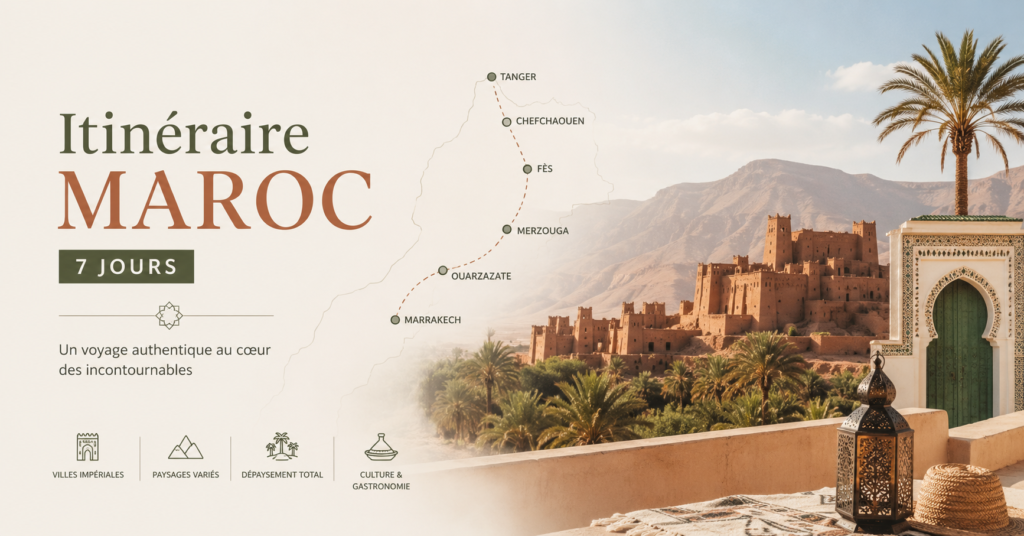 Itinéraire Maroc 7 jours
