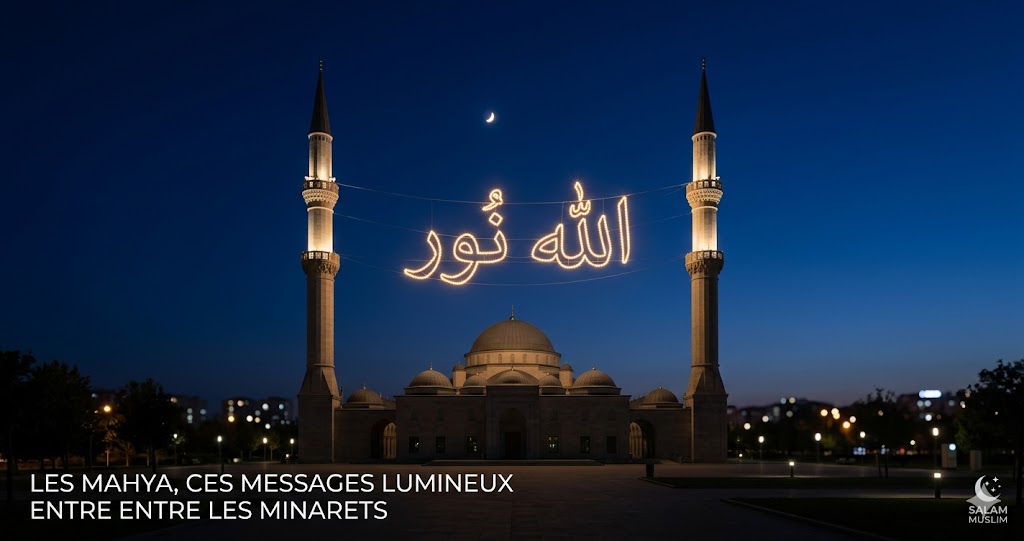 Les mahya, ces messages lumineux entre les minarets