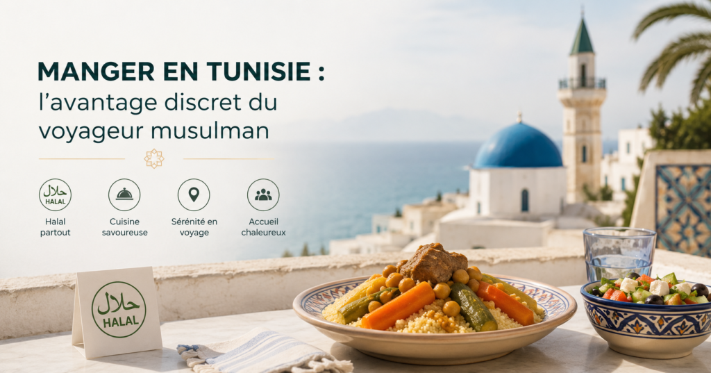 Manger Tunisie l'avantage discret du voyageur musulman