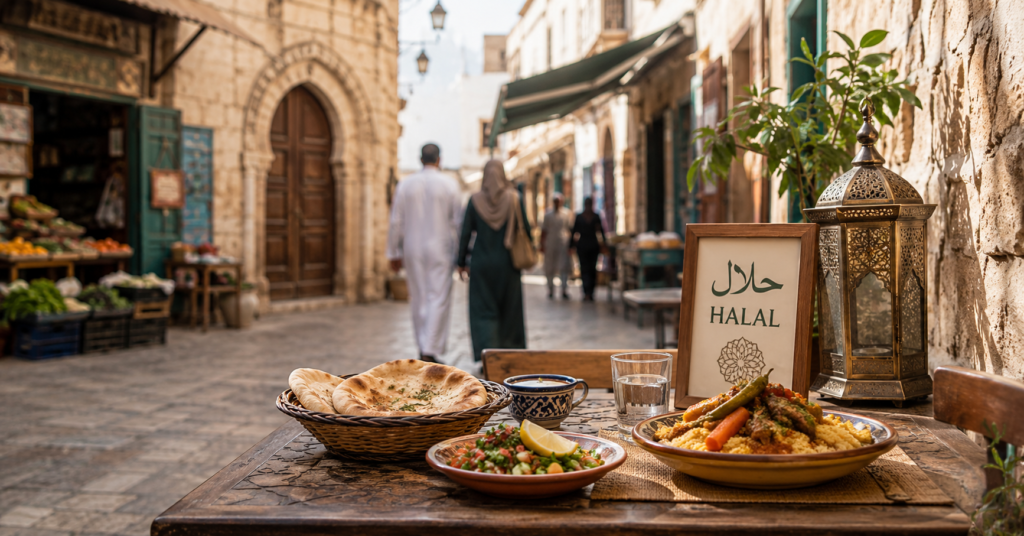 Medina café with halal cuisine