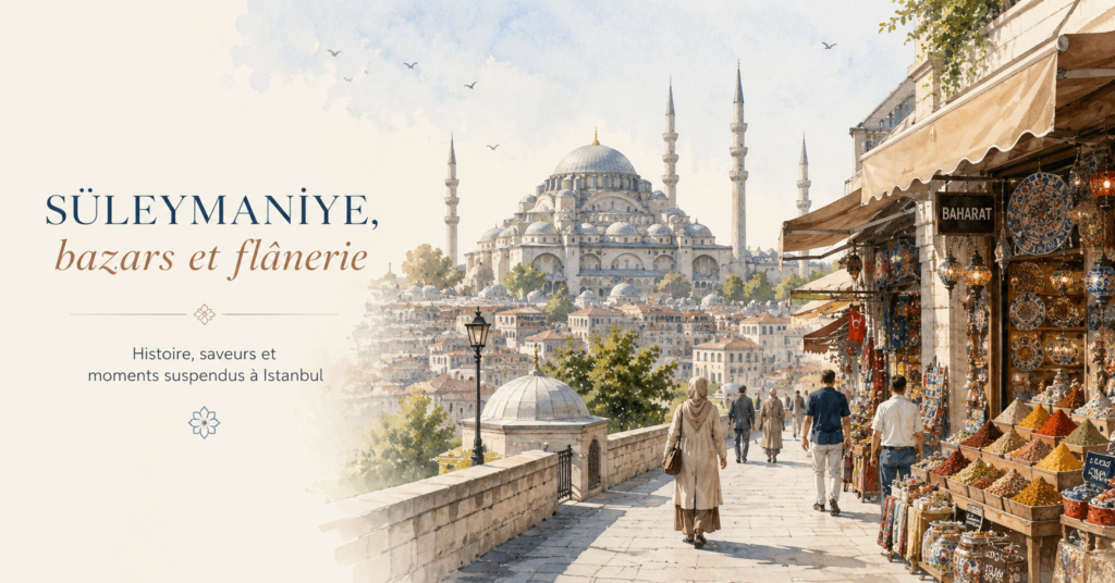 Süleymaniye bazars et flânerie