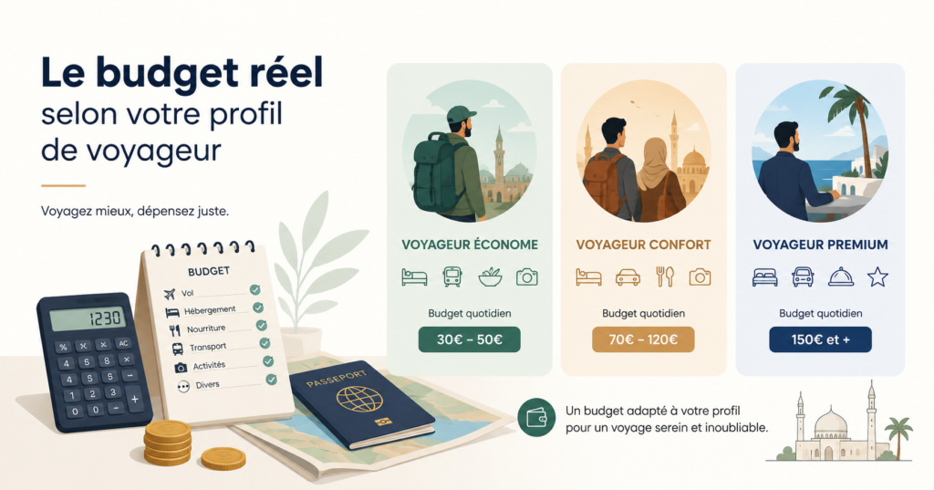 budget réel selon votre profil de voyageur