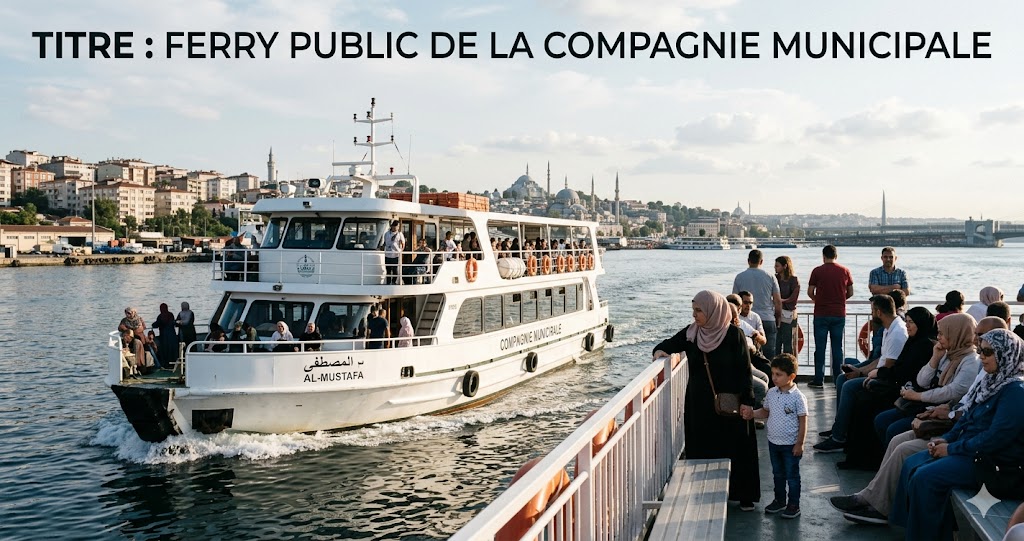 ferry public de la compagnie municipale
