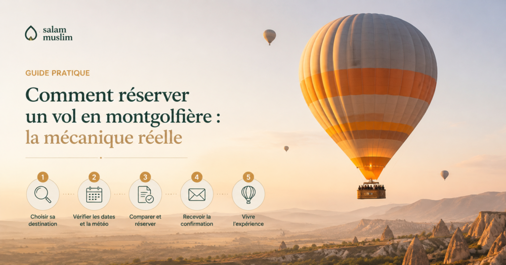réserver un vol en montgolfière