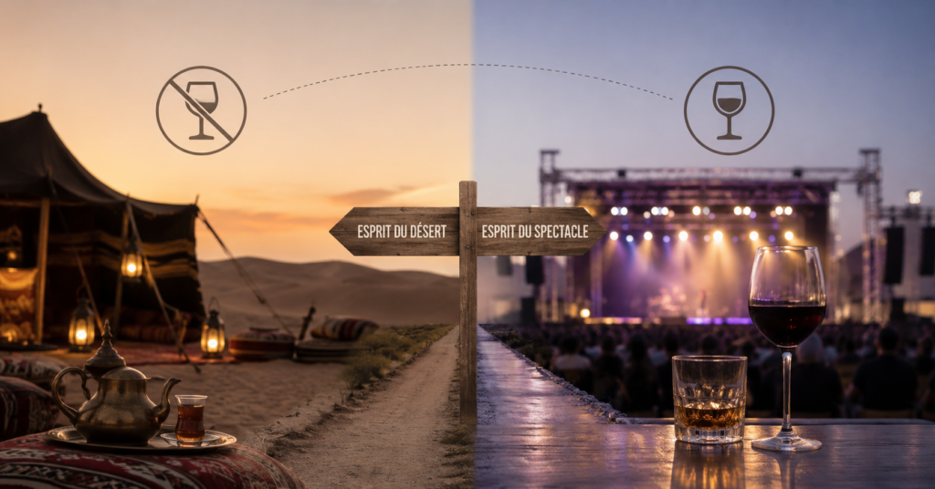 Alcool et spectacles vraie ligne de partage entre les camps