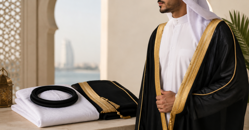 Ghutra, agal et bisht