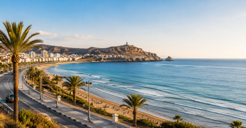 corniche et les plages