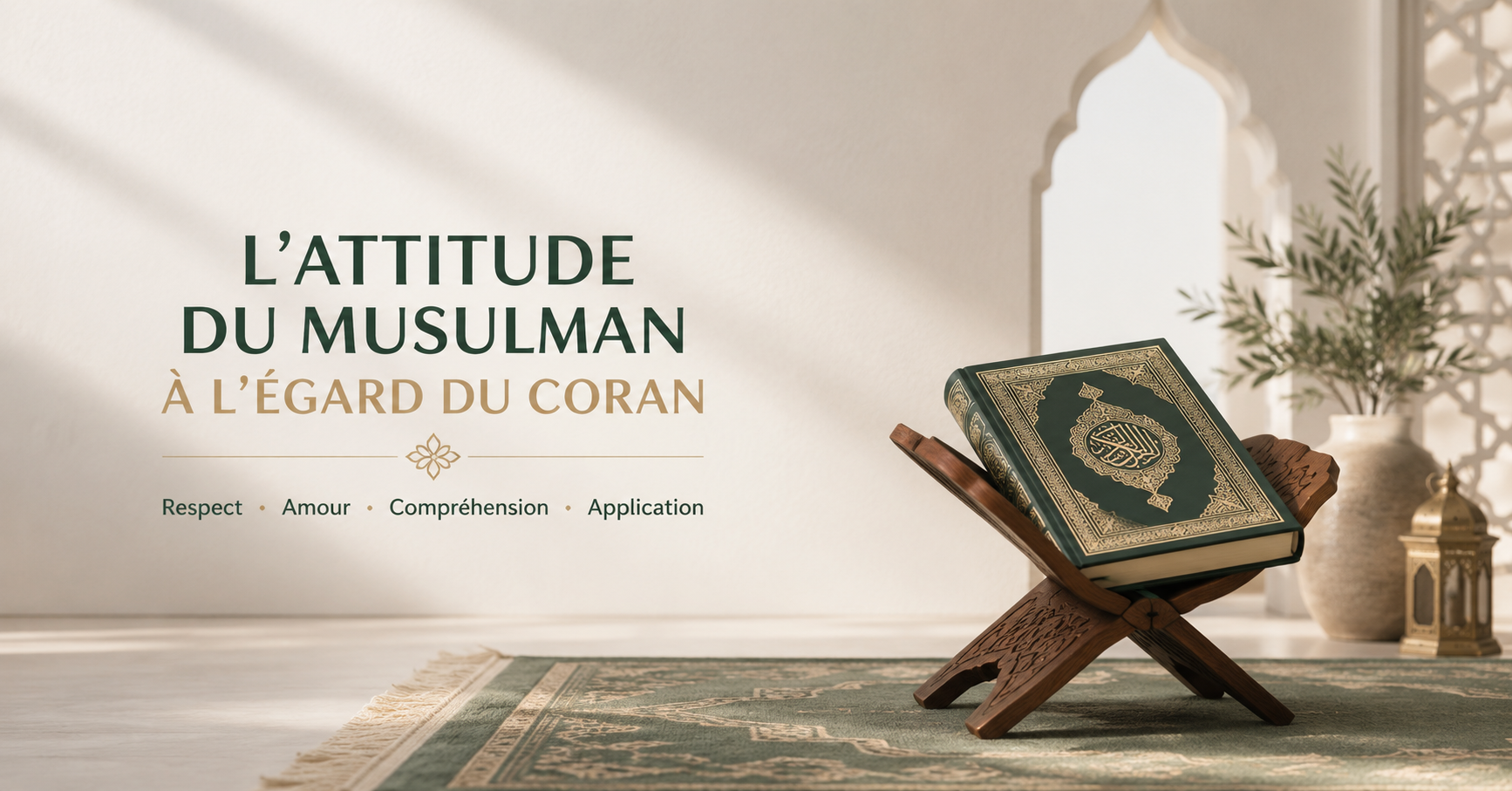 Attitude musulman l gard Coran