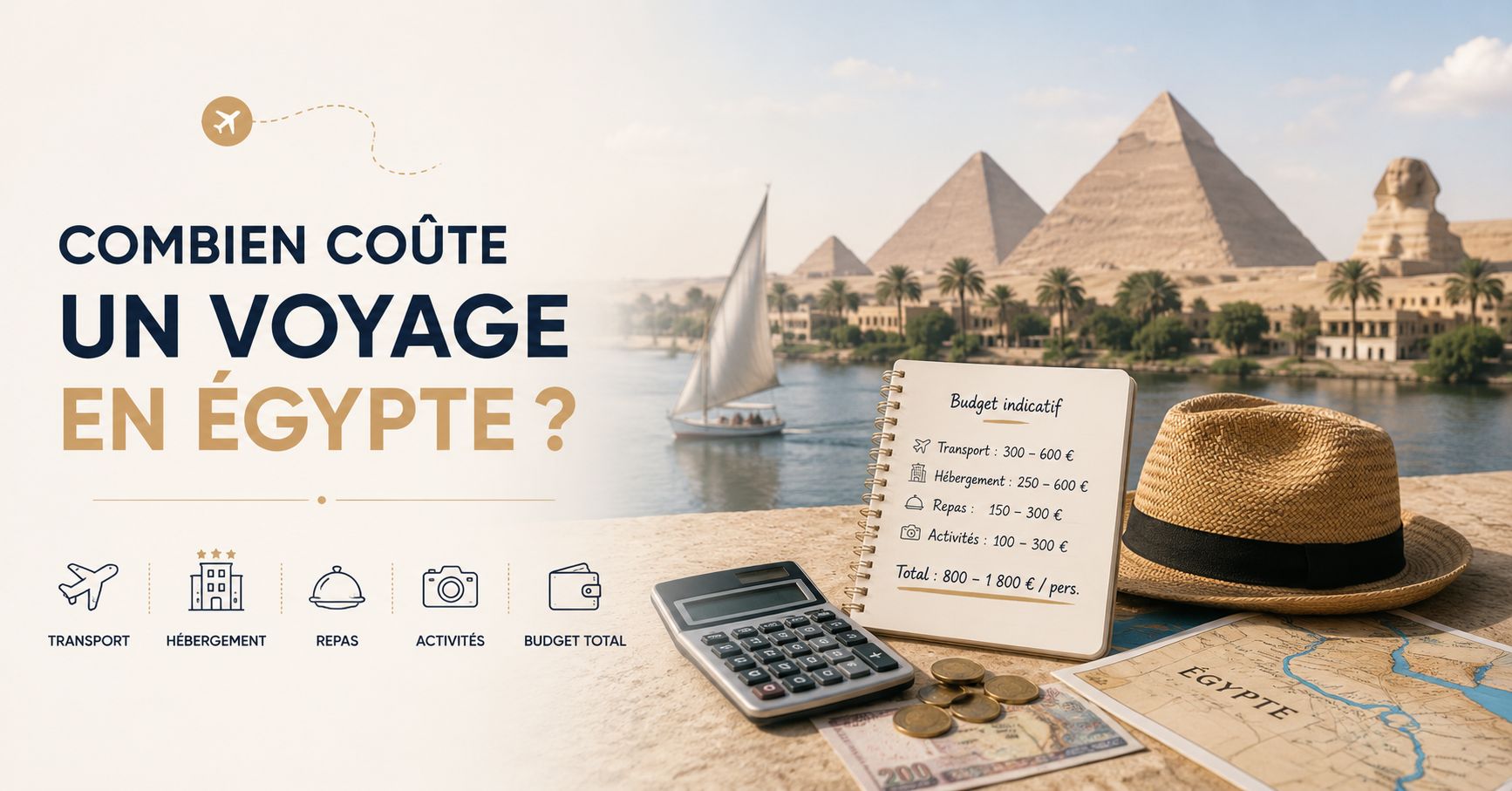 Combien coûte un voyage en Égypte