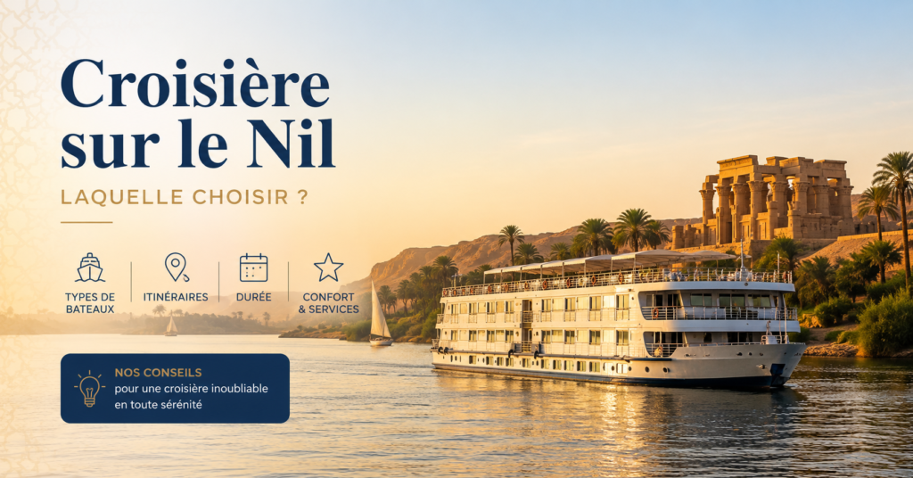 Croisière sur le Nil laquelle choisir