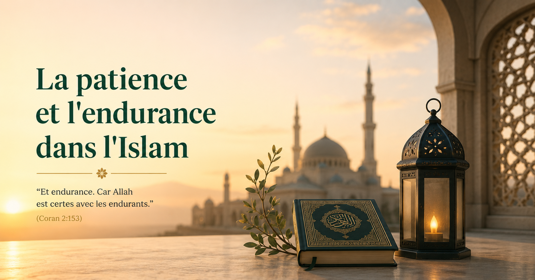La patiente et l'endurance dans l'Islam