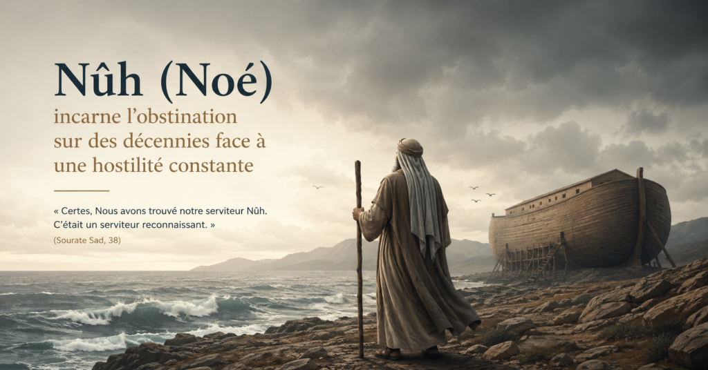 Nûh (Noé) incarne l'obstination