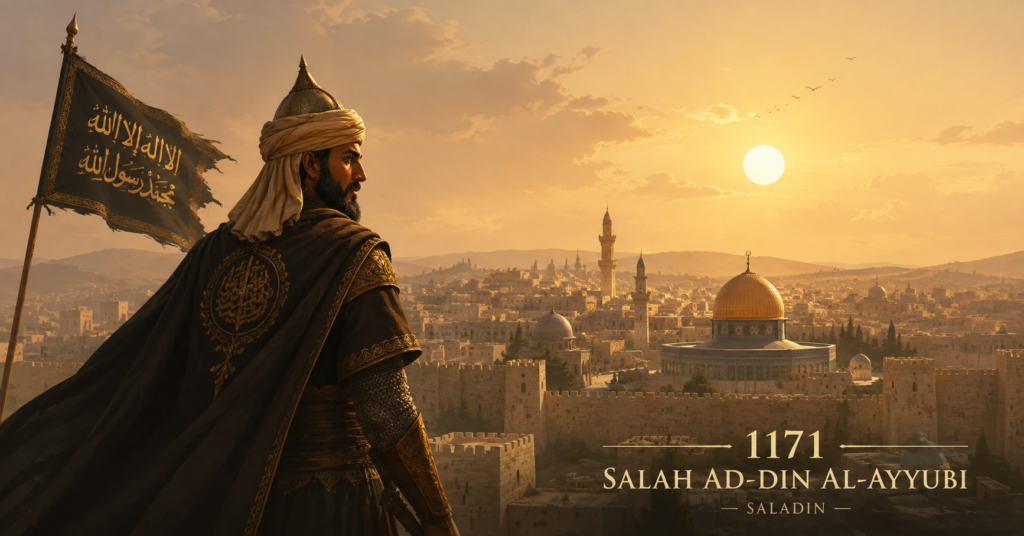 Salah ad-Din al-Ayyubi — Saladin — en 1171