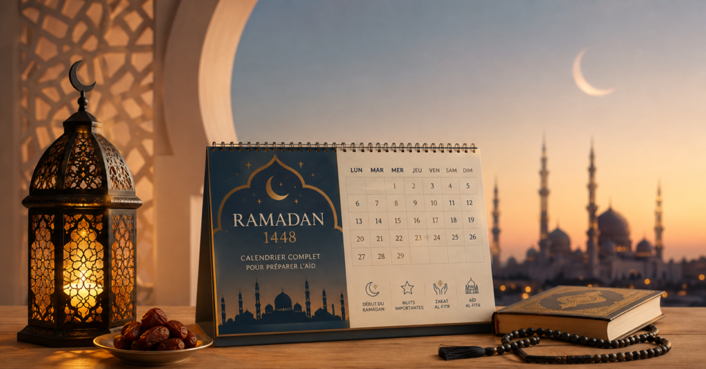 calendrier complet du Ramadan