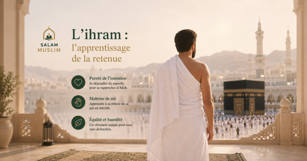 l article L'ihram l'apprentissage de la retenue