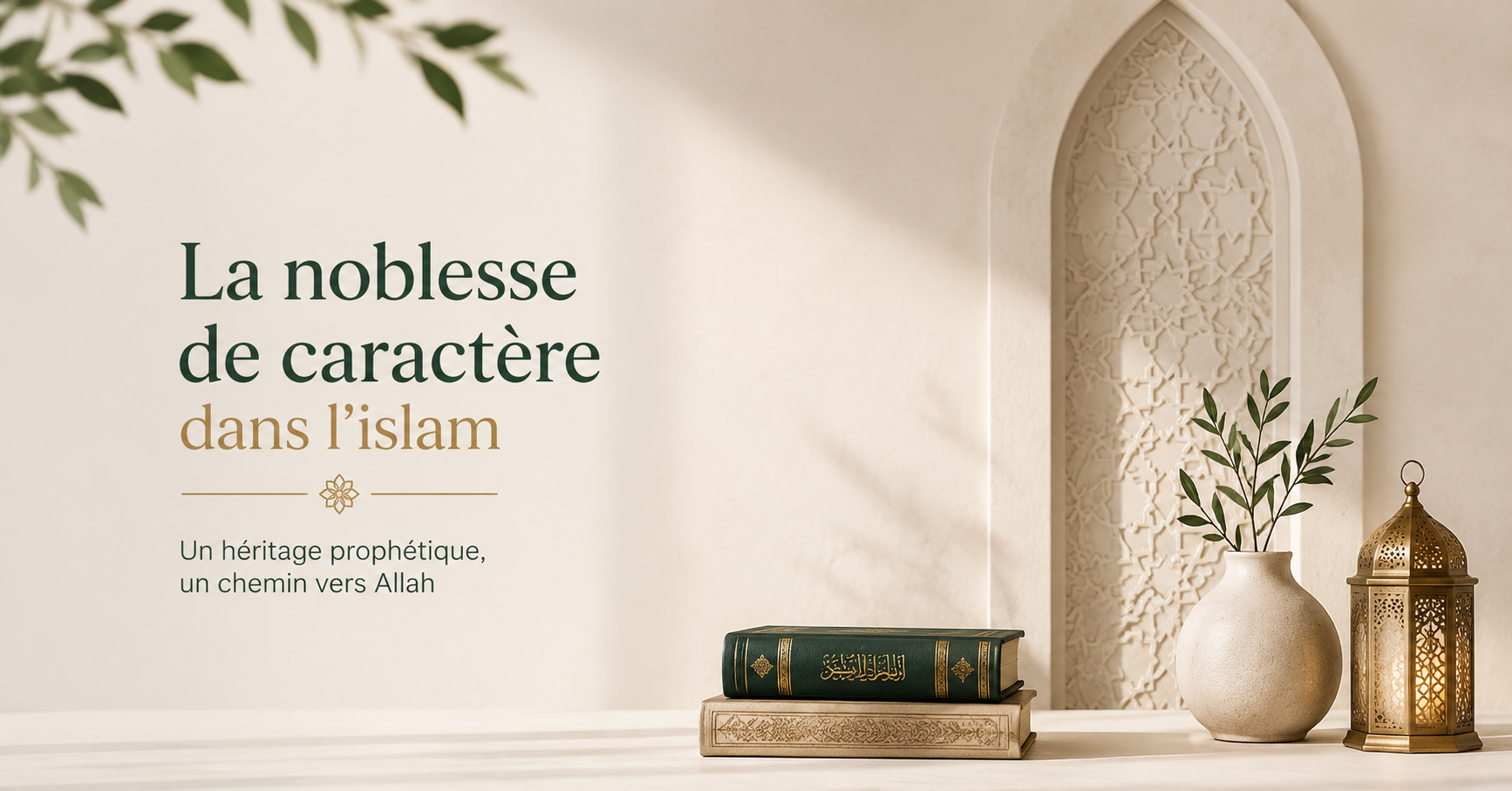 noblesse de caractère dans l'islam