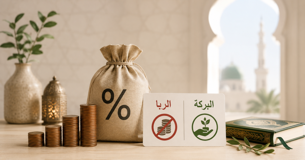 riba (الربا) généralement traduit par intérêt