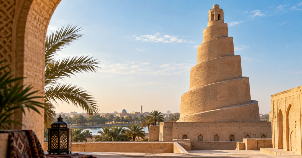 Le minaret en spirale, une signature venue d'Irak