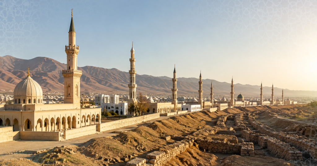 Les Sept Mosquées et le site du Fossé