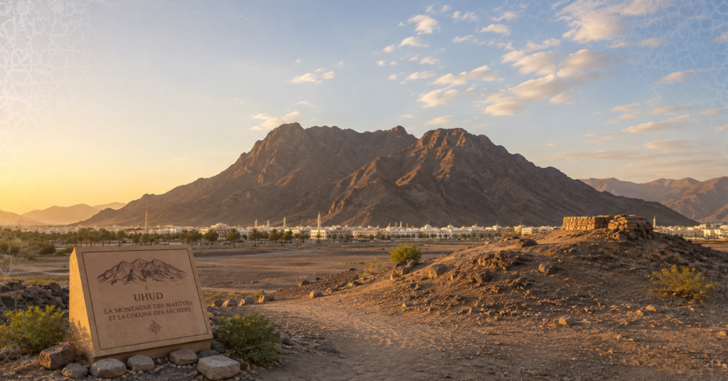 Uhud montagne et la colline des archers