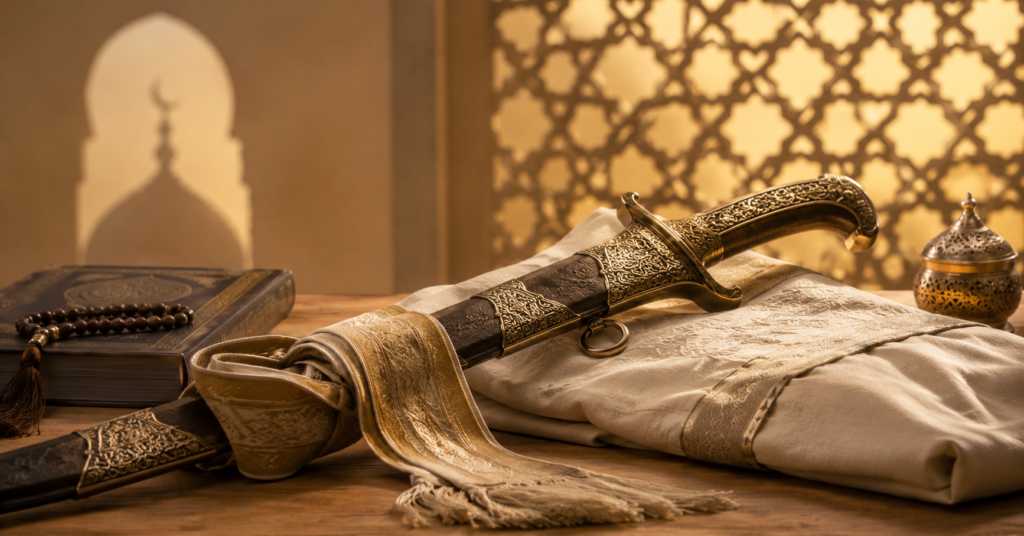 la cérémonie de la ceinture du sabre