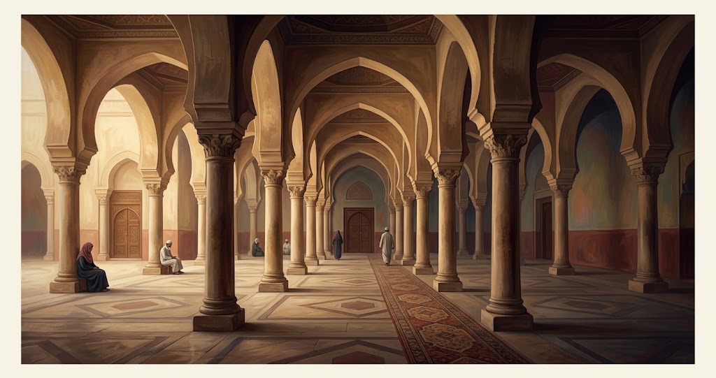 mosquée à colonnades