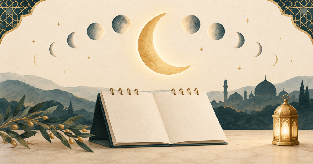 Un calendrier lunaire l’essentiel avant de parler des mois