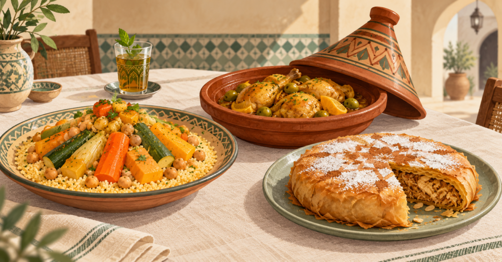 couscous tajines et pastilla