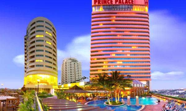 Prince Palace Hotel Bangkok, grand hôtel Pratunam shopping