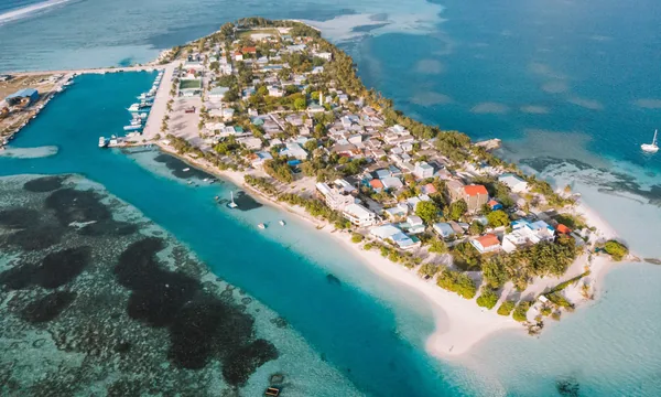 Isla Dhiffushi chambre contemporaine