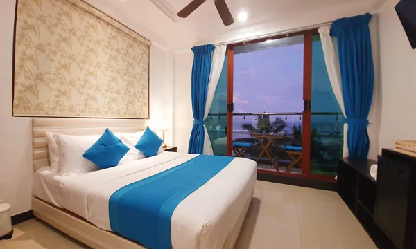 Huvan Beach Hotel Hulhumale jardin terrasse