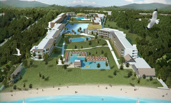The Sands Khao Lak Katathani piscines familiales bord plage