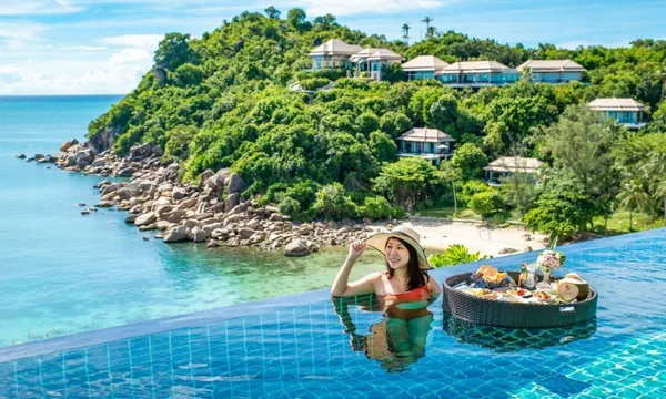 Banyan Tree Samui Lamai Bay villas piscine falaise vue mer